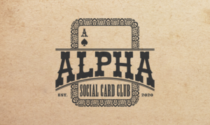 Alpha Social Card Club (or Alpha Social Poker Club) | Diseño de Logo por stealth_ferret