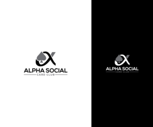 Alpha Social Card Club (or Alpha Social Poker Club) | Logo Design by Ochieng