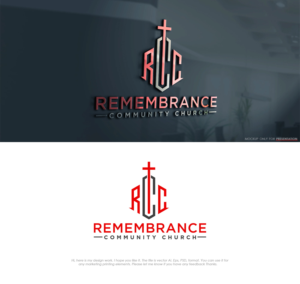 RCC or Remembrance Community Church | Diseño de Logo por Mono.co