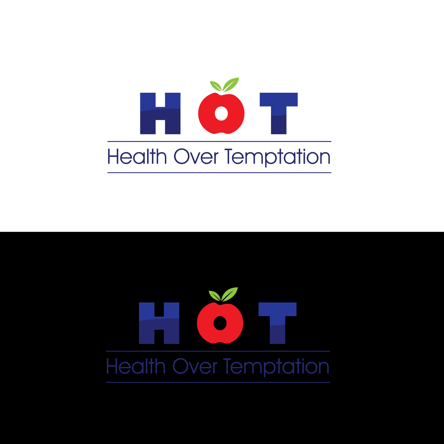 Logo Design by GODDREAMCREATION for Health Over Temptation | Design #26007562