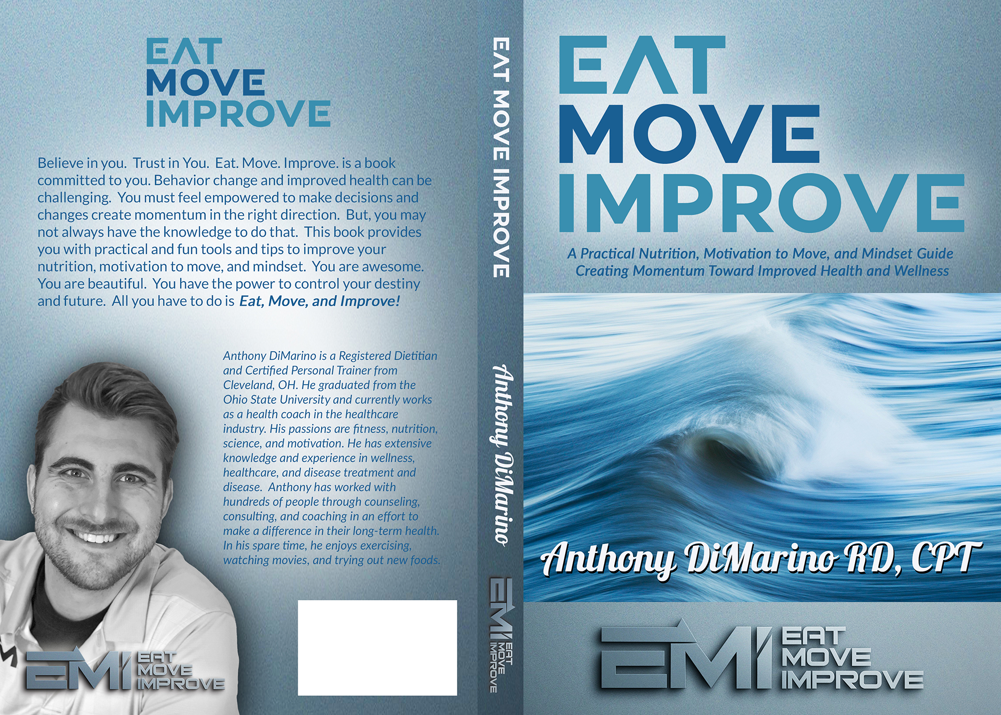 Print Design by Wally_F for Eat.Move.Improve. | Design #26055413