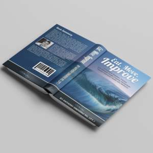 Eat. Move. Improve. Book Cover | Print-Design von ecorokerz
