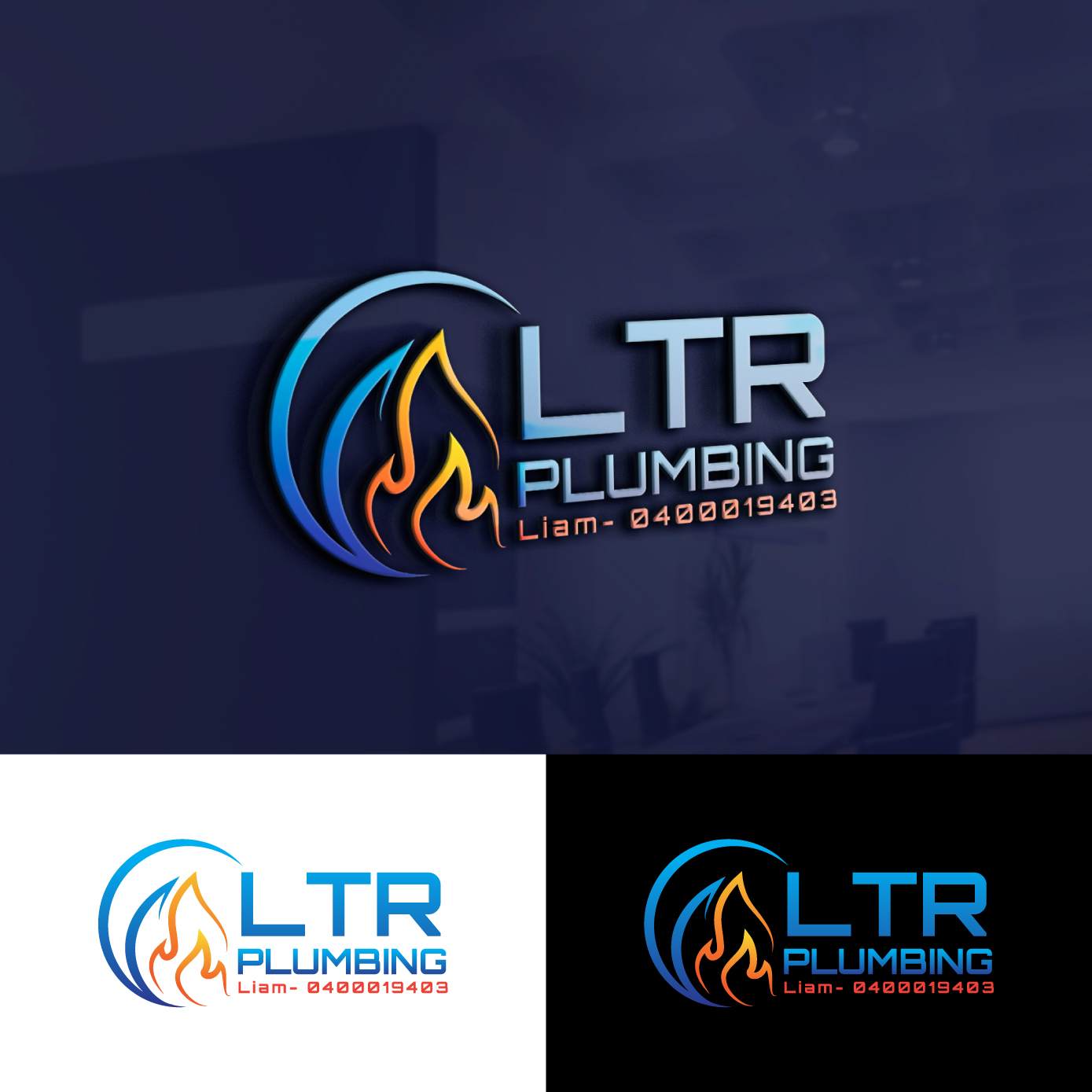 Logo Design by Radsky17 for LTR plumbing | Design #25998894