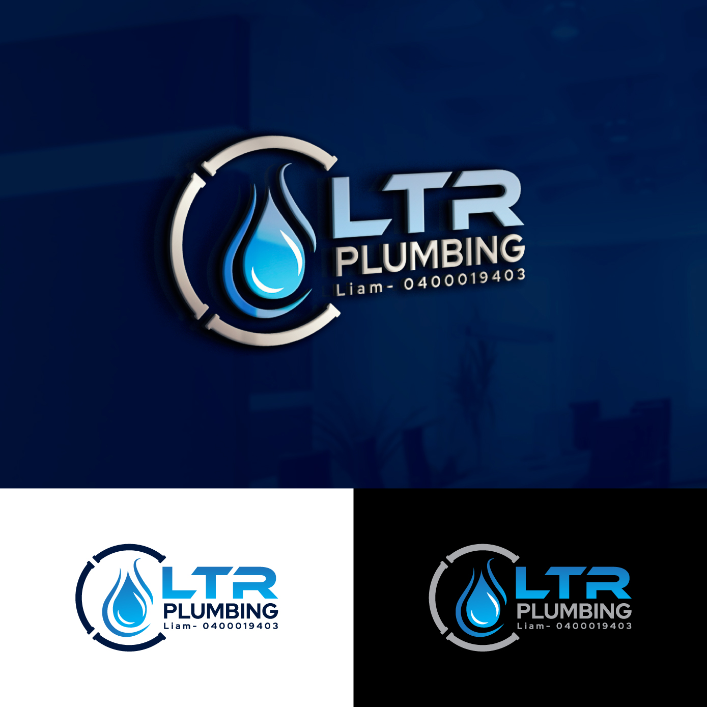 Logo Design by Radsky17 for LTR plumbing | Design #25999230