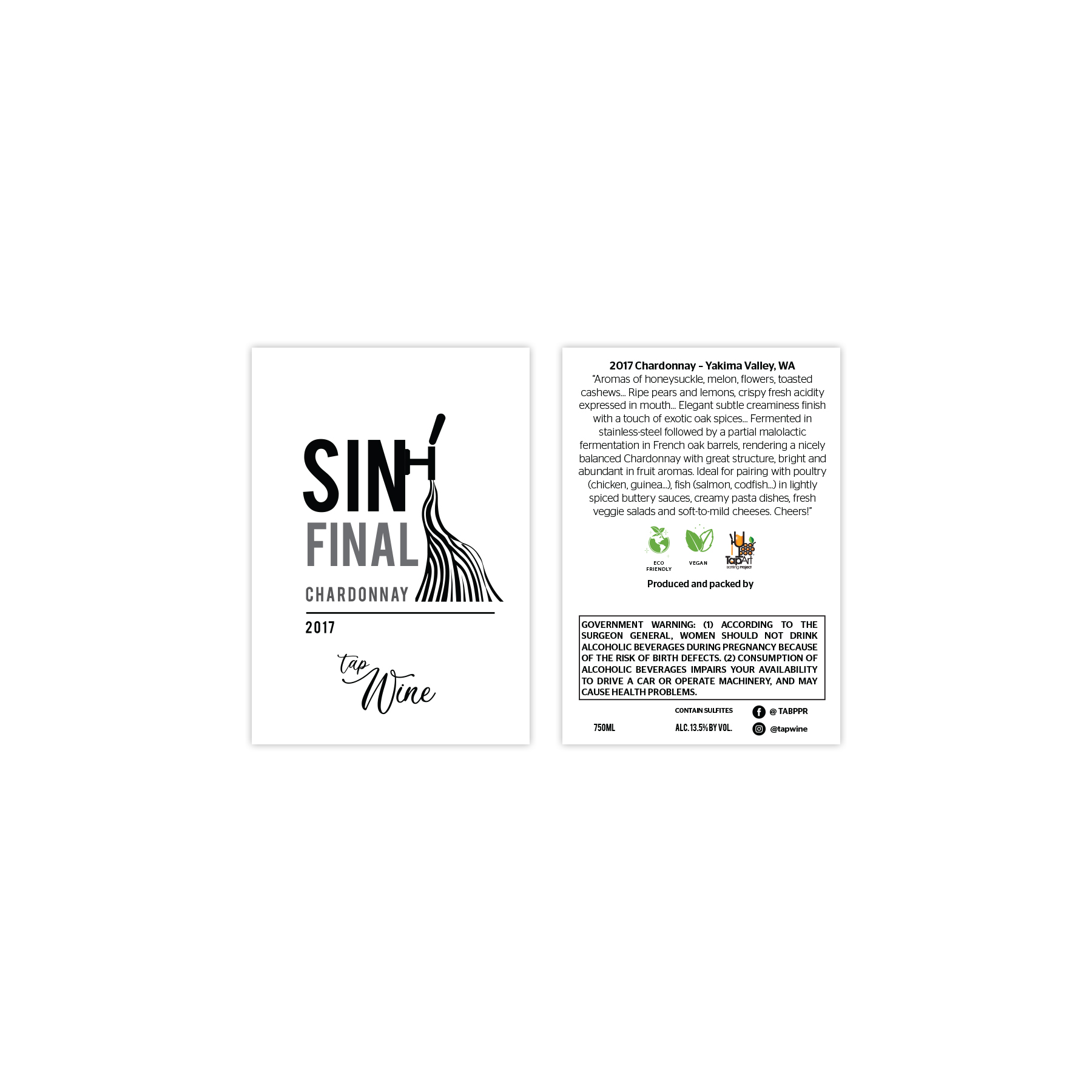 Label Design by Shark1 for Tap Art Bottling Project | Design #26100484