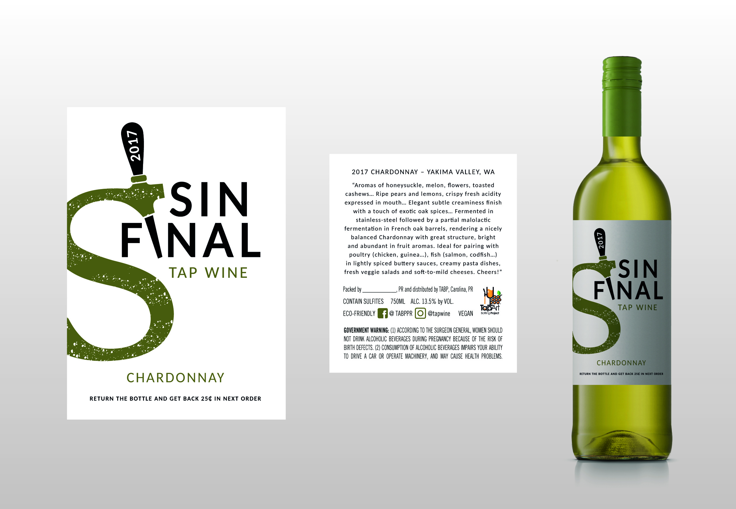 Label Design by bdk1976 for Tap Art Bottling Project | Design #26000914