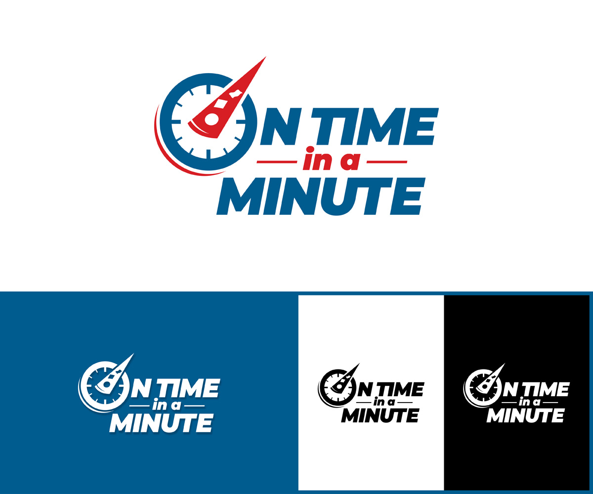 Logo Design by MoonFeather for On Time in a Minute SL | Design #26005587
