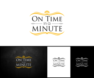 Logo Design by MoonFeather for On Time in a Minute SL | Design #26006317