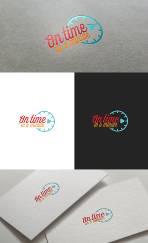 On time in a minute | Logo Design by GLDesigns