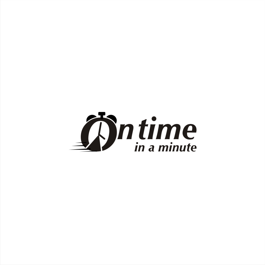 Logo Design by creative.bugs for On Time in a Minute SL | Design #26006487