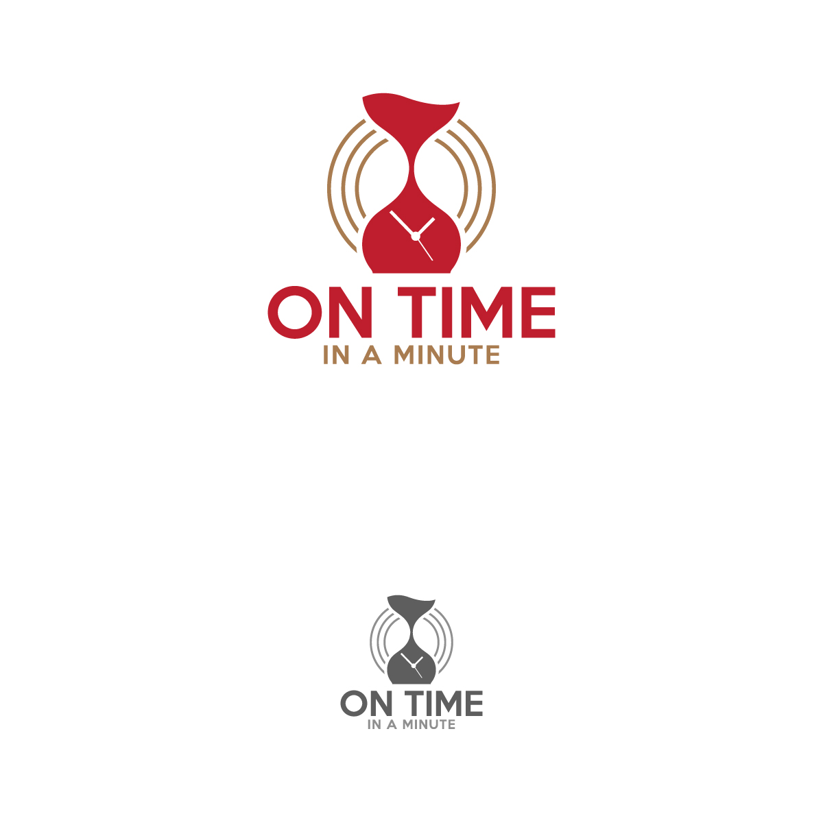 Logo Design by Graphic Bricks for On Time in a Minute SL | Design #26005033