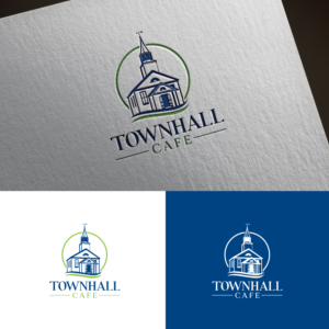 TownHall Cafe | Logo Design by sankar999
