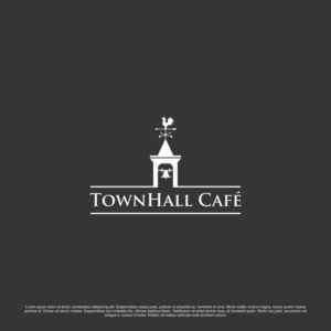 TownHall Cafe | Logo Design by Artlam Design