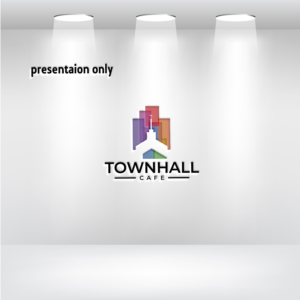 TownHall Cafe | Logo Design by uitaki