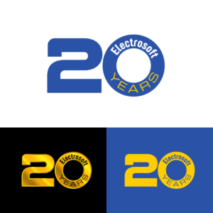 Put in Existing Logo with new logo wrapped around to say Electrosoft 20th Anniversary | Logo-Design von Sergio Coelho