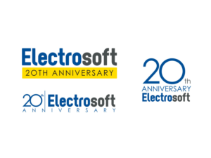 Put in Existing Logo with new logo wrapped around to say Electrosoft 20th Anniversary | Logo-Design von Atvento Graphics