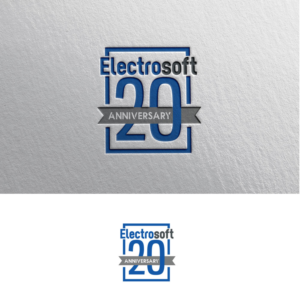 Put in Existing Logo with new logo wrapped around to say Electrosoft 20th Anniversary | Logo-Design von nzdesigners