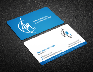 A. M. Mantecon & Associates, Inc | Business Card Design by R.design