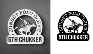 Design Sunset Polo Club's  clubhouse  5th Chukker Sign | Design de Panneau par SAI DESIGNS