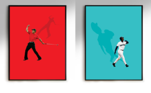 Wall art - graphic design - sports 