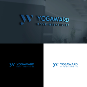"Yogaward"  with text below "Move, breathe, be" | Logo Design by ZiangArt_Studio
