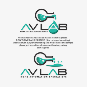 AV LAB  ( home automation specialists ) | Logo Design by IdentsArt