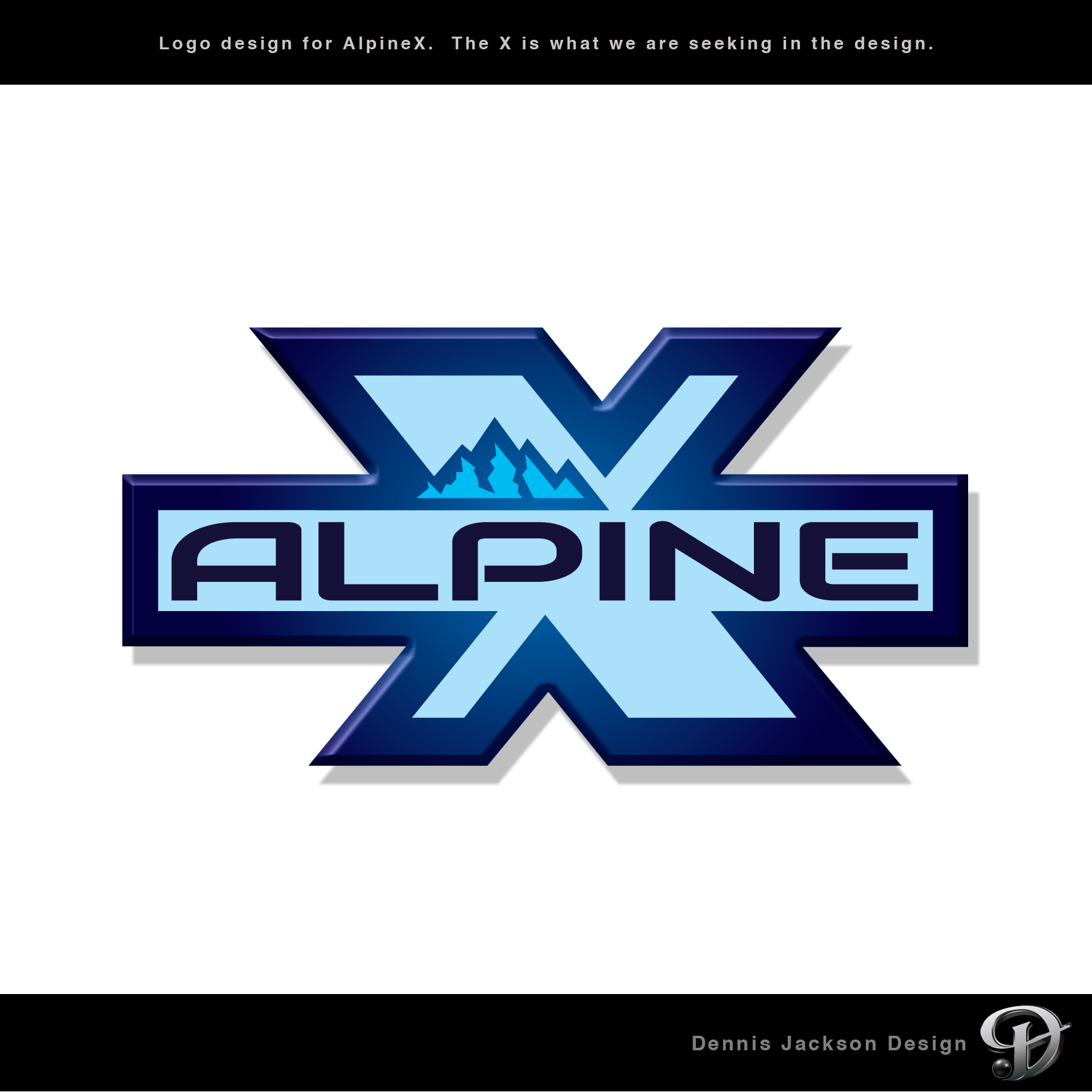 Logo Design for Just the company name - AlpineX by Dennis Jackson ...