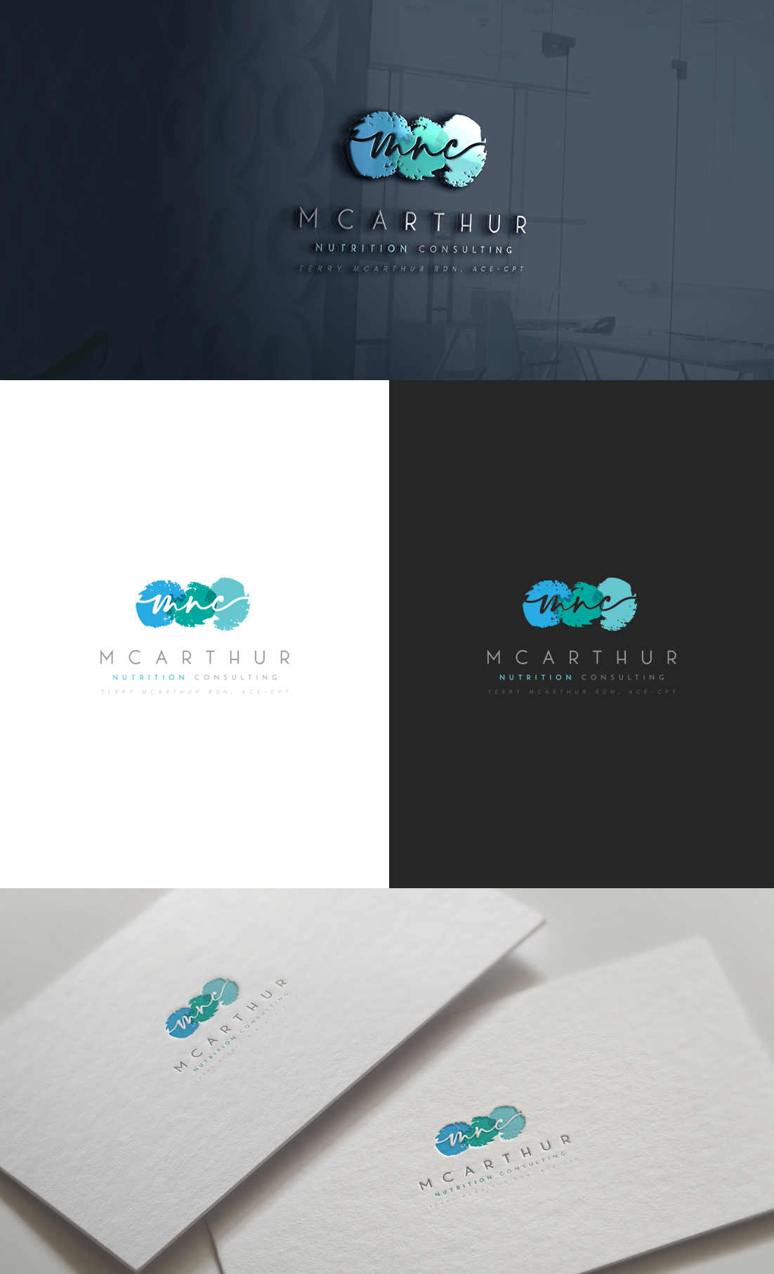 Logo Design by GLDesigns for McArthur Nutrition Consulting LLC | Design #26010236