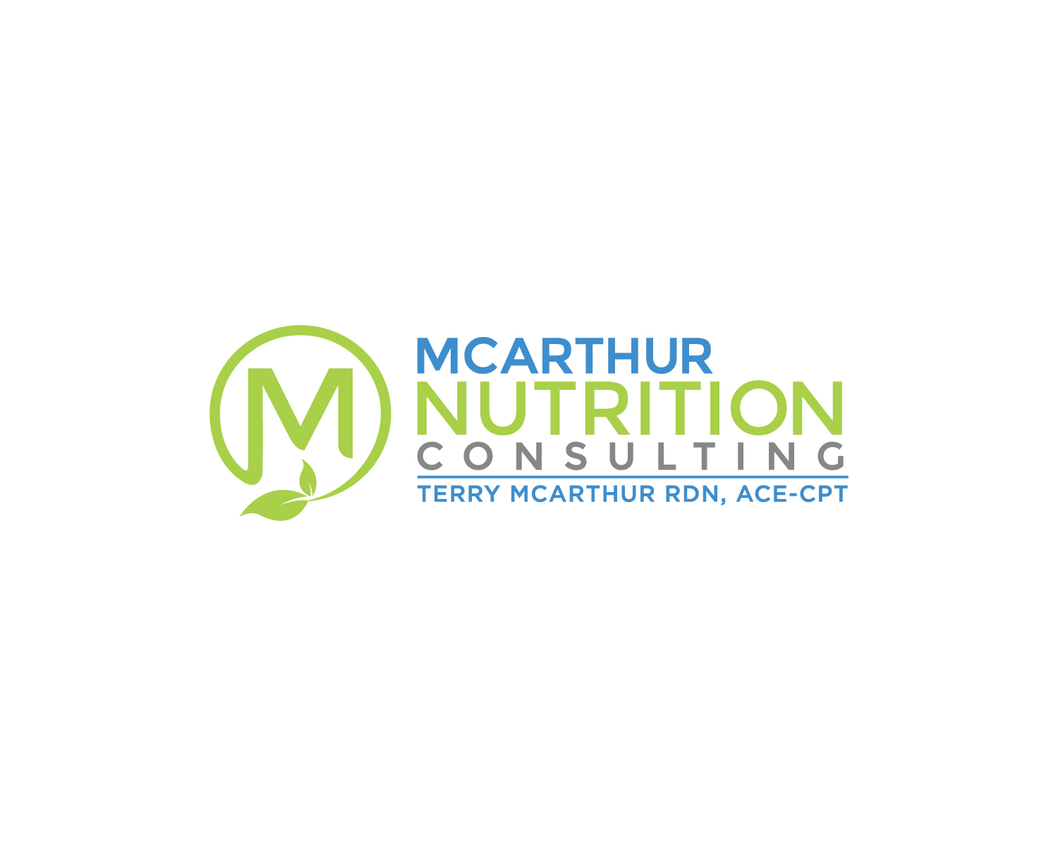 Logo Design by Atec for McArthur Nutrition Consulting LLC | Design #26008835