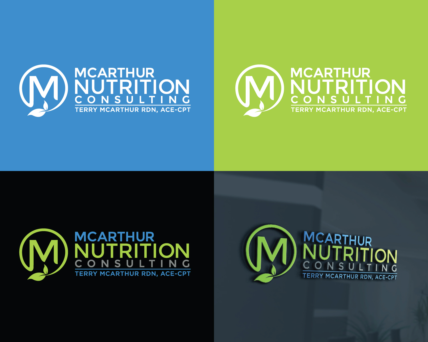 Logo Design by Atec for McArthur Nutrition Consulting LLC | Design #26008856
