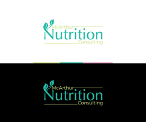 McArthur Nutrition Consulting, Terry McArthur MS RDN, ACE-CPT | Logo Design by FourtuneDesign