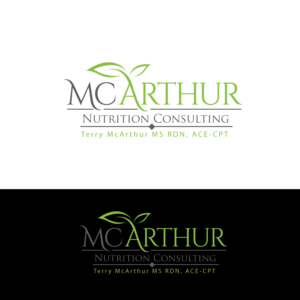Logo Design by GODDREAMCREATION for McArthur Nutrition Consulting LLC | Design: #26012058