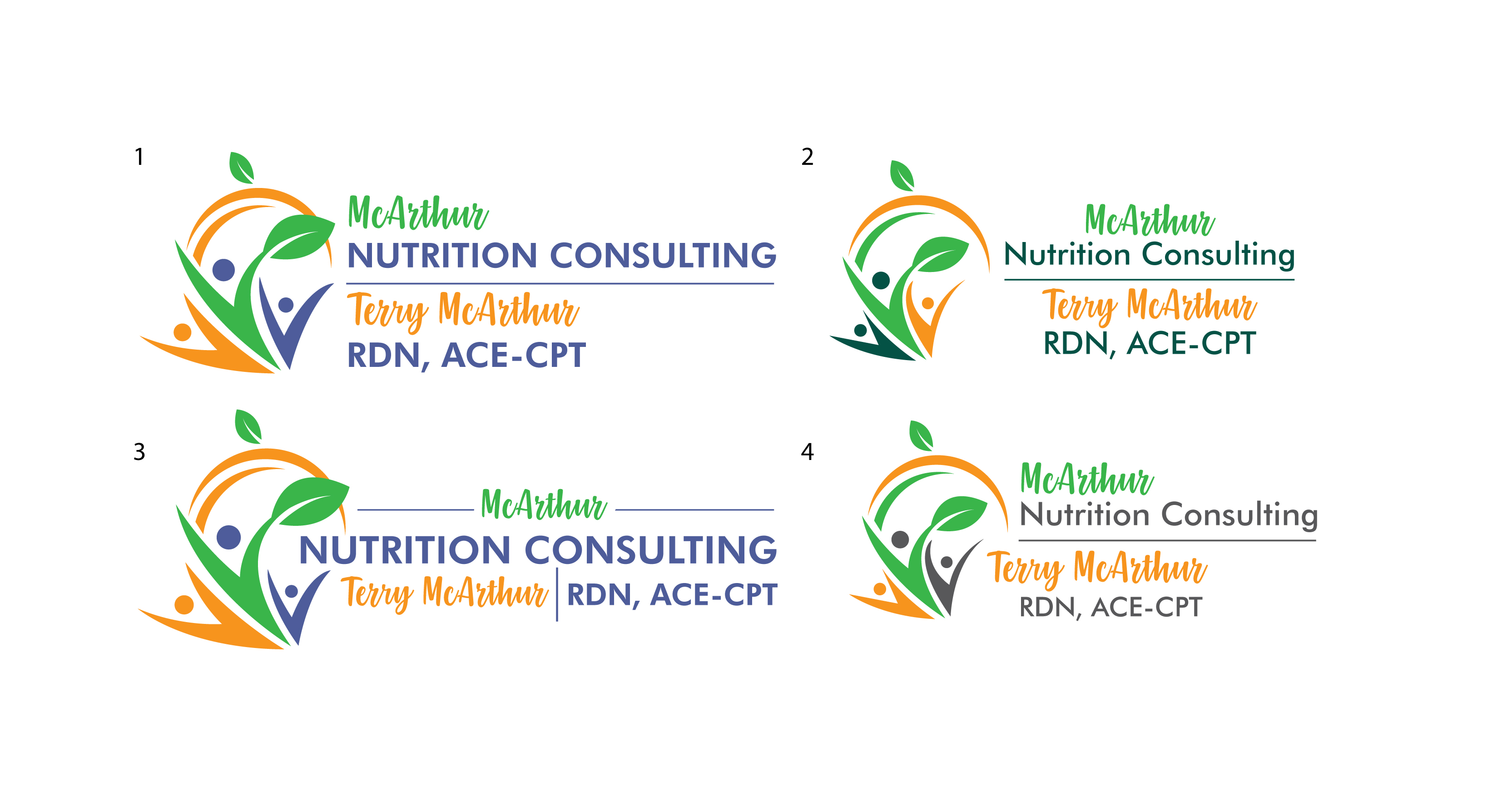 Logo Design by geni for McArthur Nutrition Consulting LLC | Design #26010041