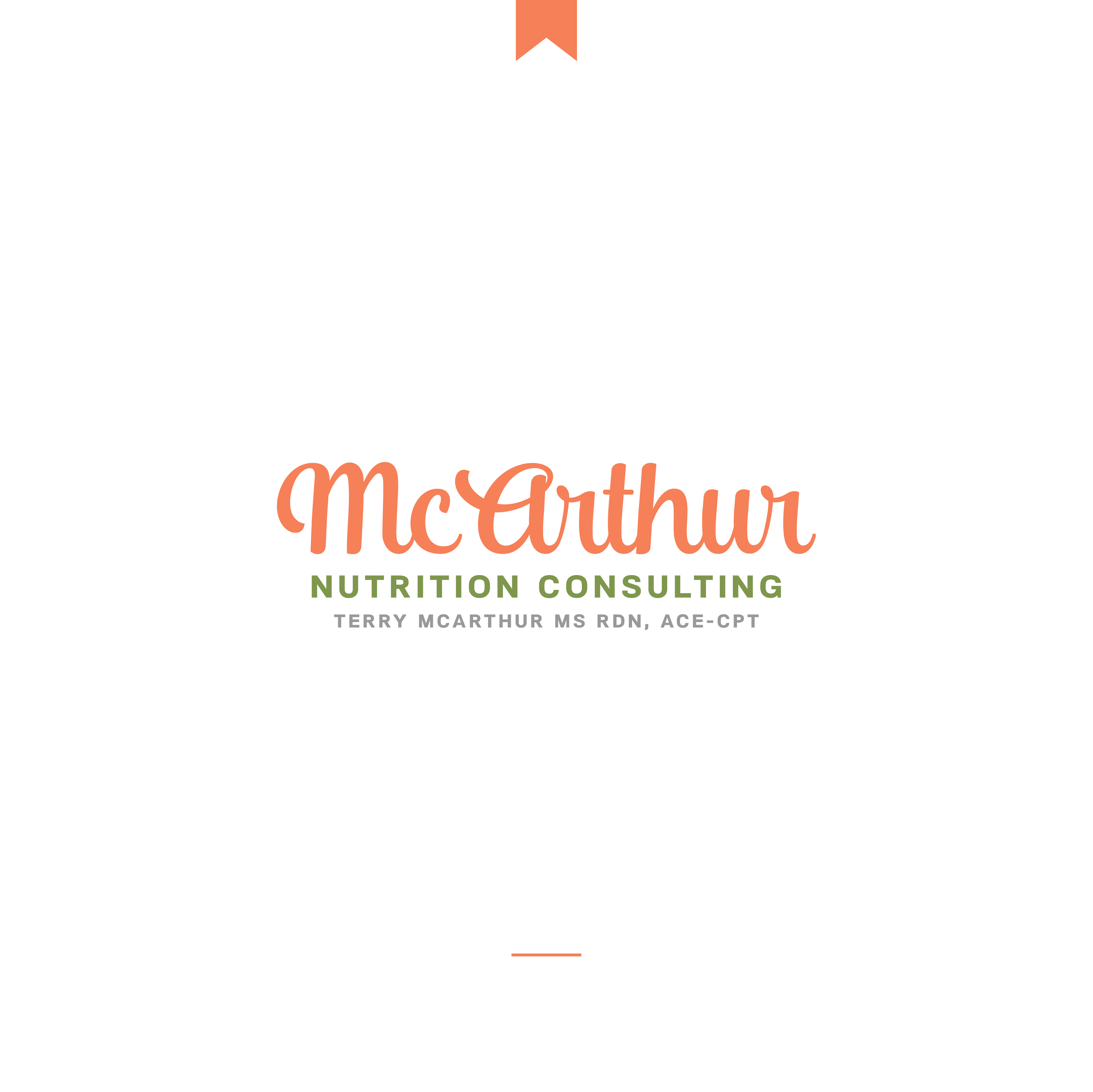 Logo Design by JBalloon Design for McArthur Nutrition Consulting LLC | Design #26010959