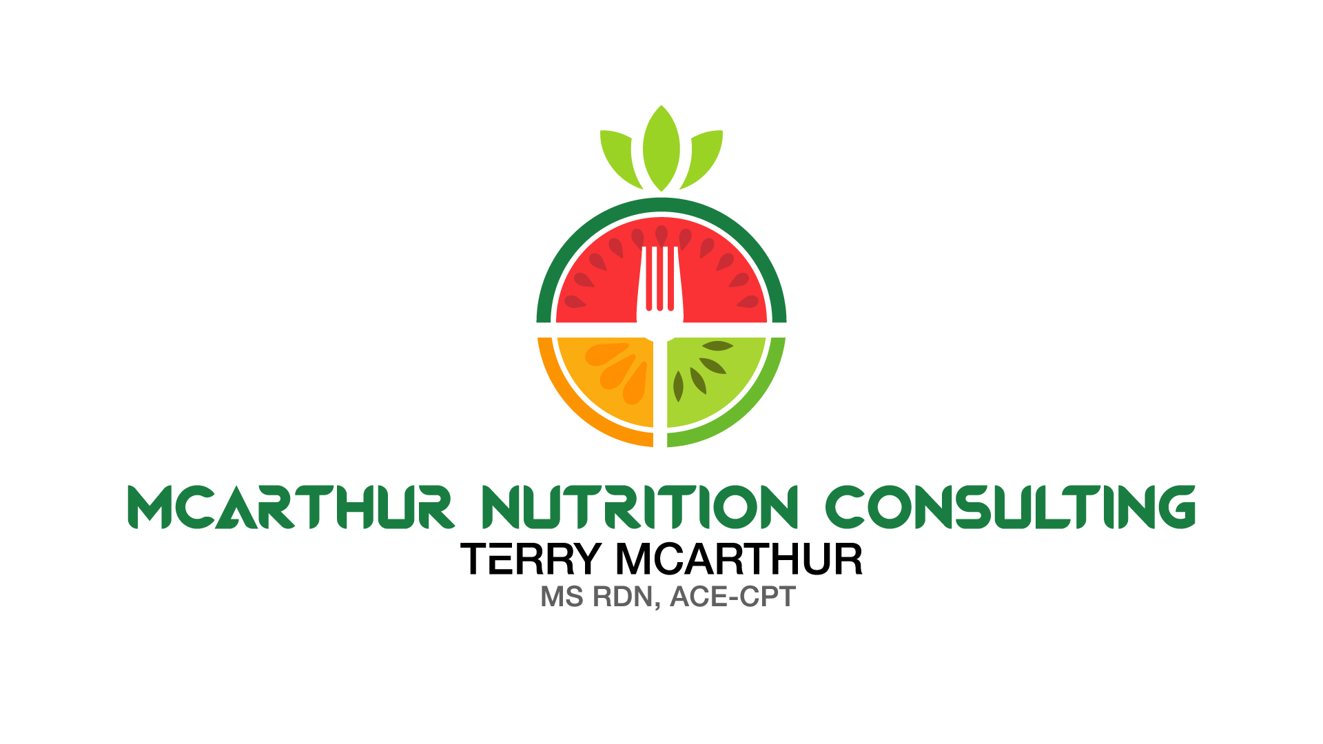 Logo Design by ompratapsinha 2 for McArthur Nutrition Consulting LLC | Design #26015193