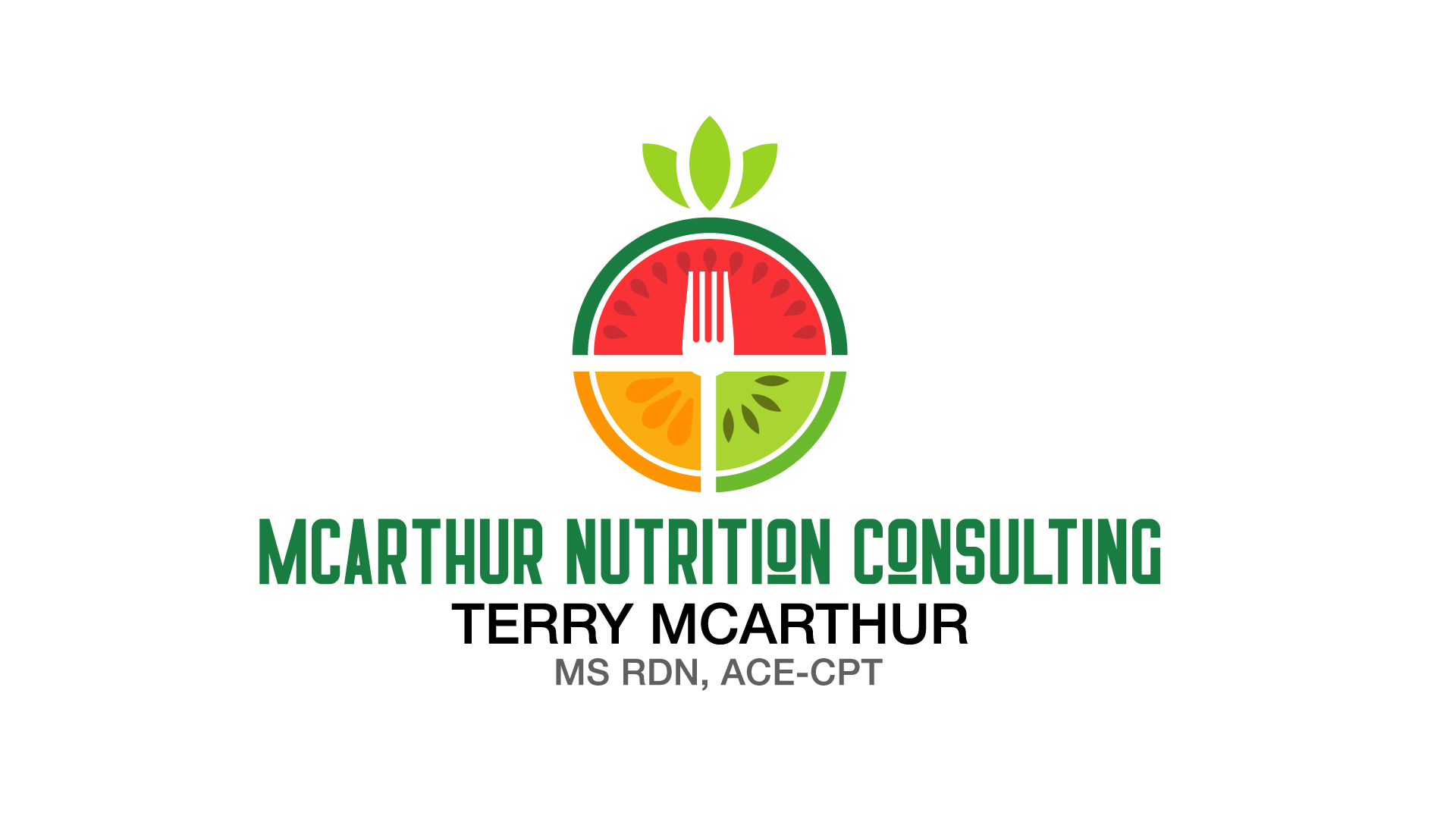 Logo Design by ompratapsinha 2 for McArthur Nutrition Consulting LLC | Design #26015214