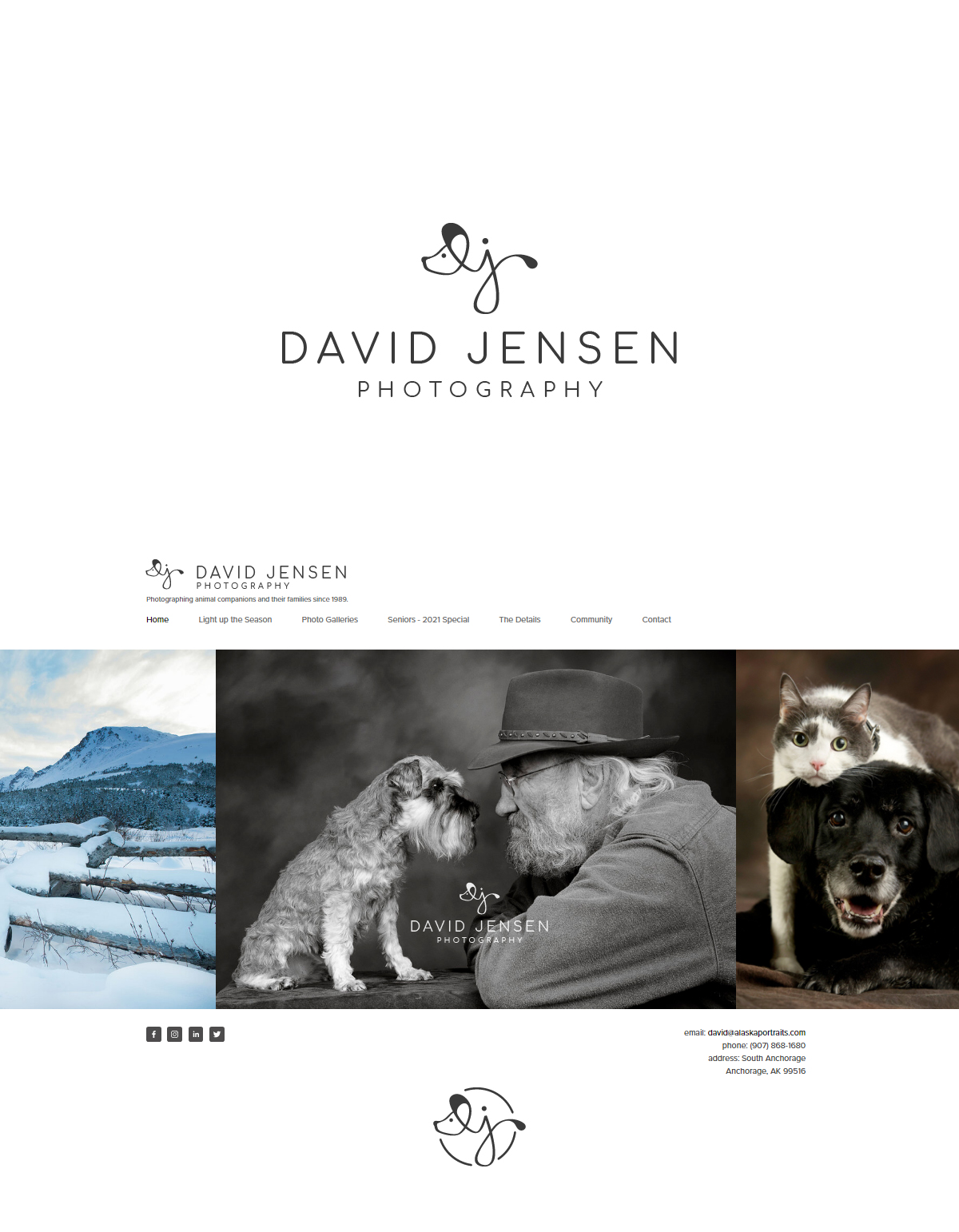 Logo Design by raphis for David Jensen Photography | Design #26012708