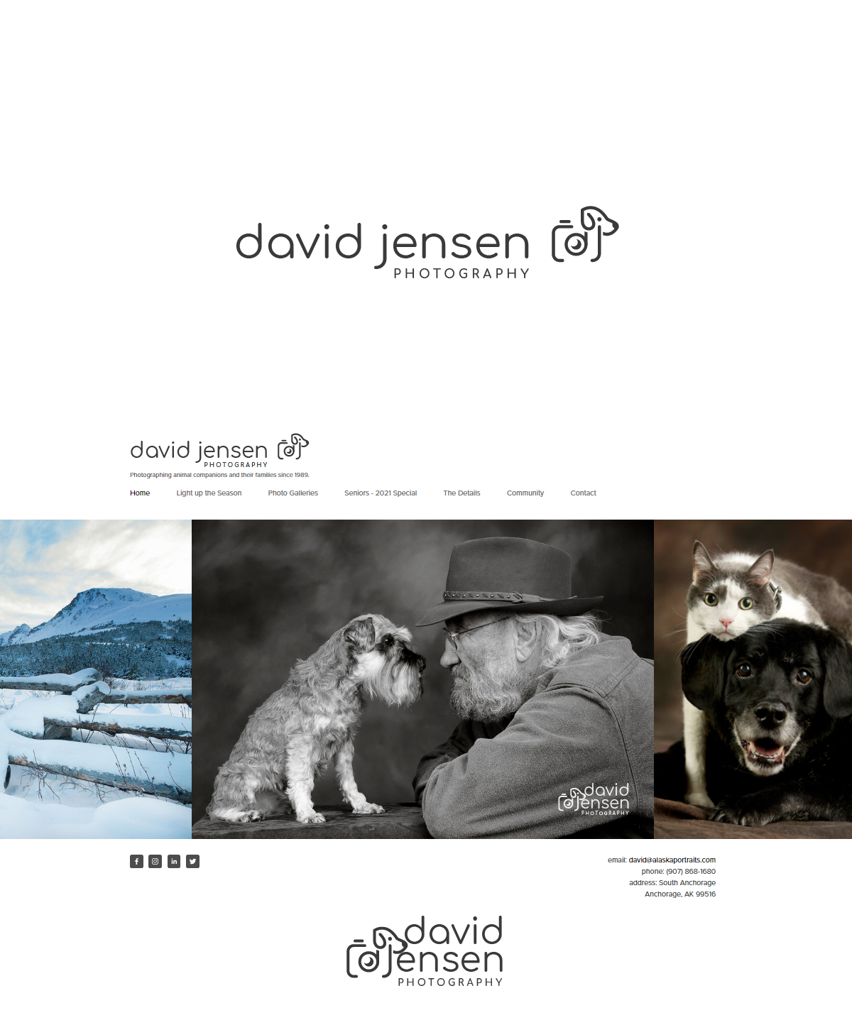 Diseño de Logo por raphis para David Jensen Photography | Diseño #26013720