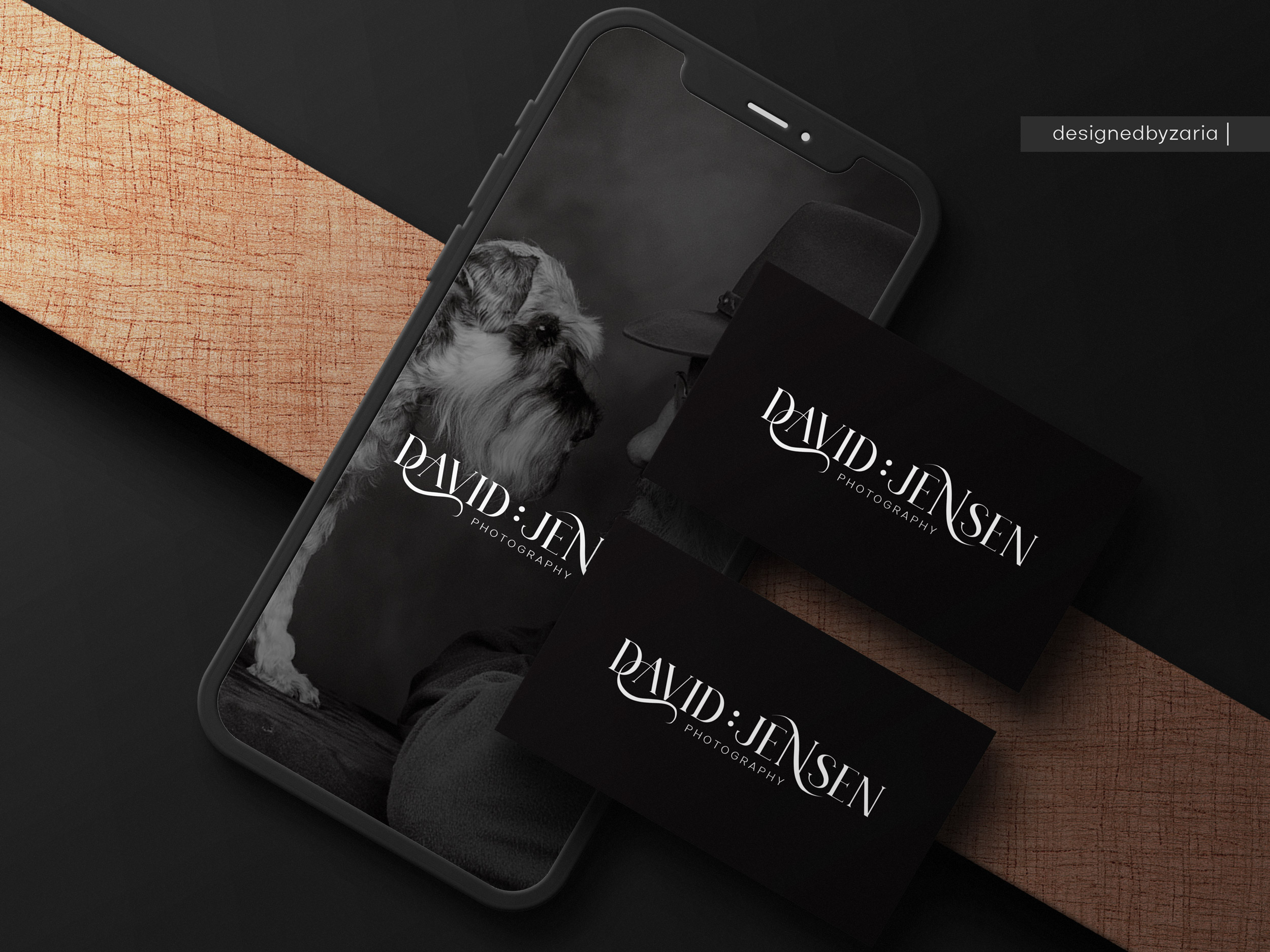 Logo Design by zaria. for David Jensen Photography | Design #26011384