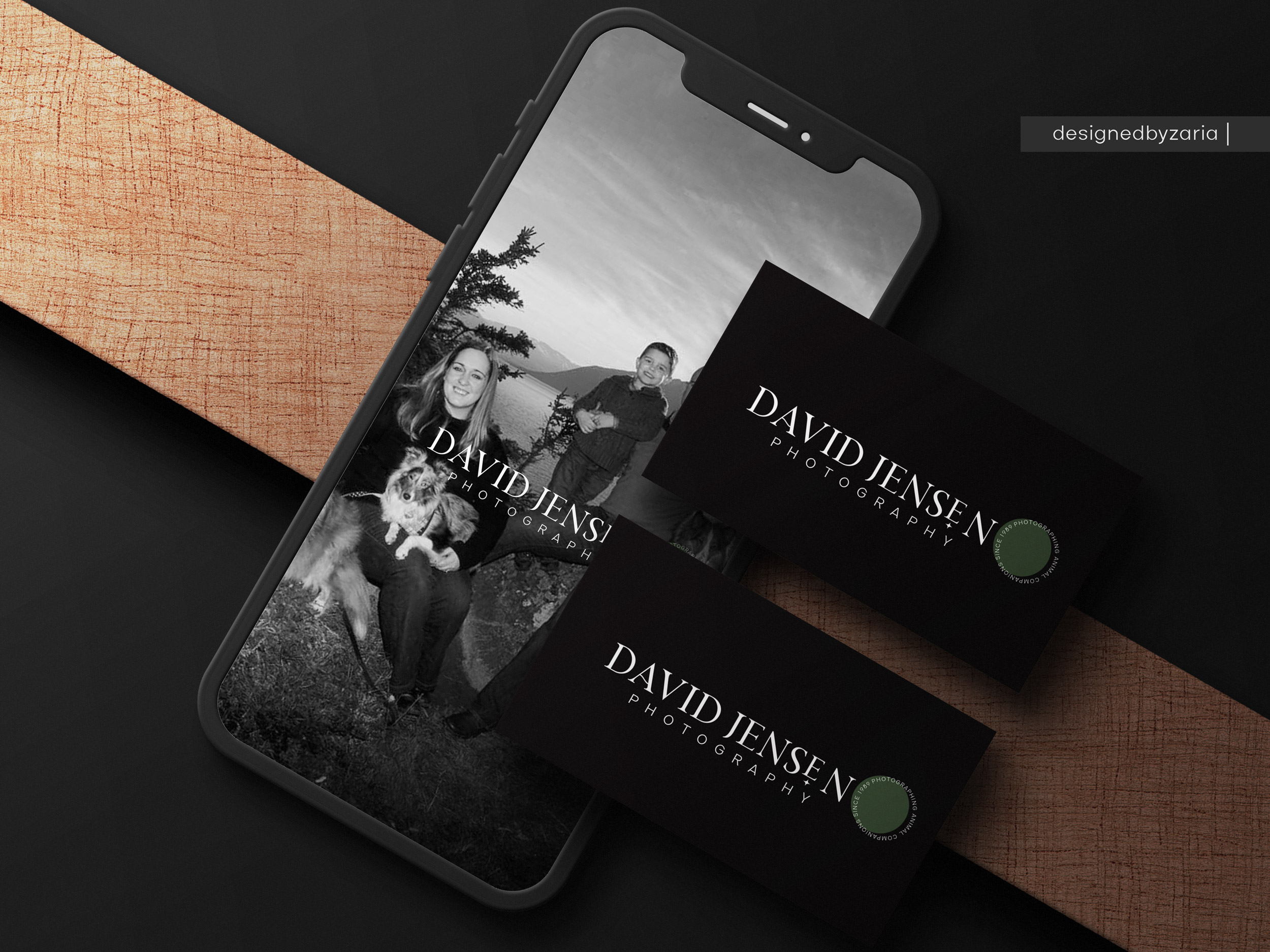 Logo Design by zaria. for David Jensen Photography | Design #26011386
