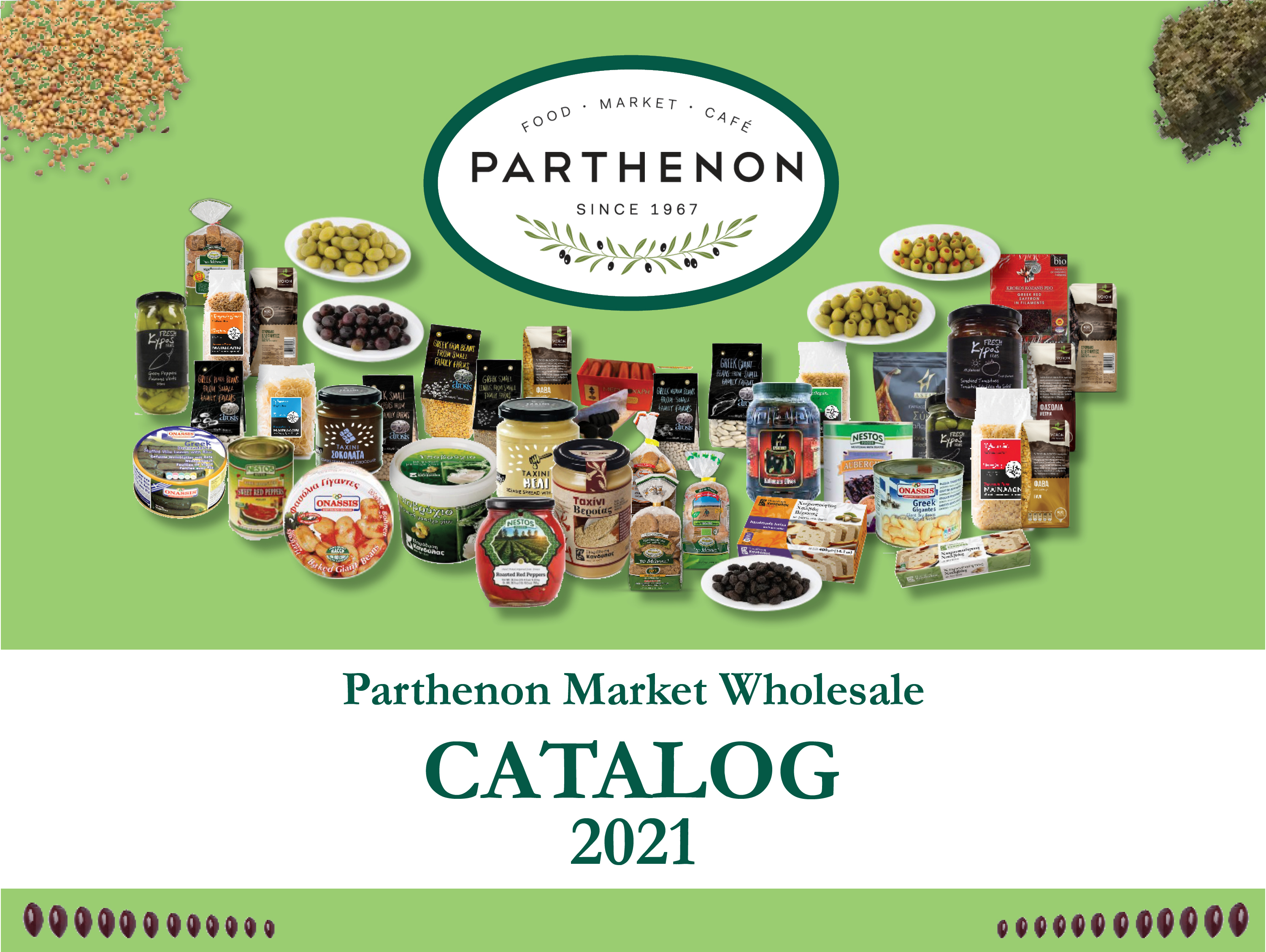 Catalogue Design by Sheingart for Parthenon Market | Design #26034957