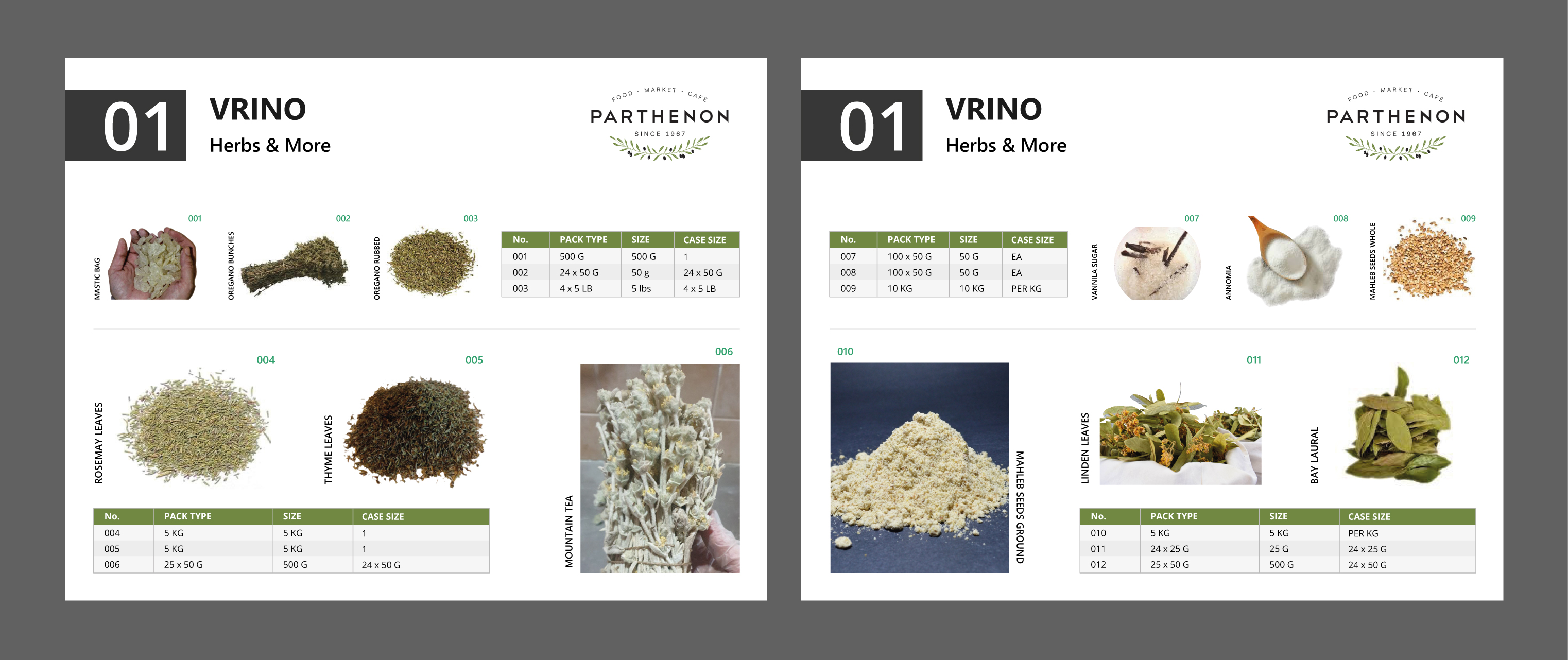 Catalogue Design by HamzaMalik for Parthenon Market | Design #26035760
