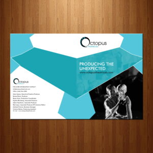 Broschüren-Design von theblueart für Octopus Theatricals | Design #26026650
