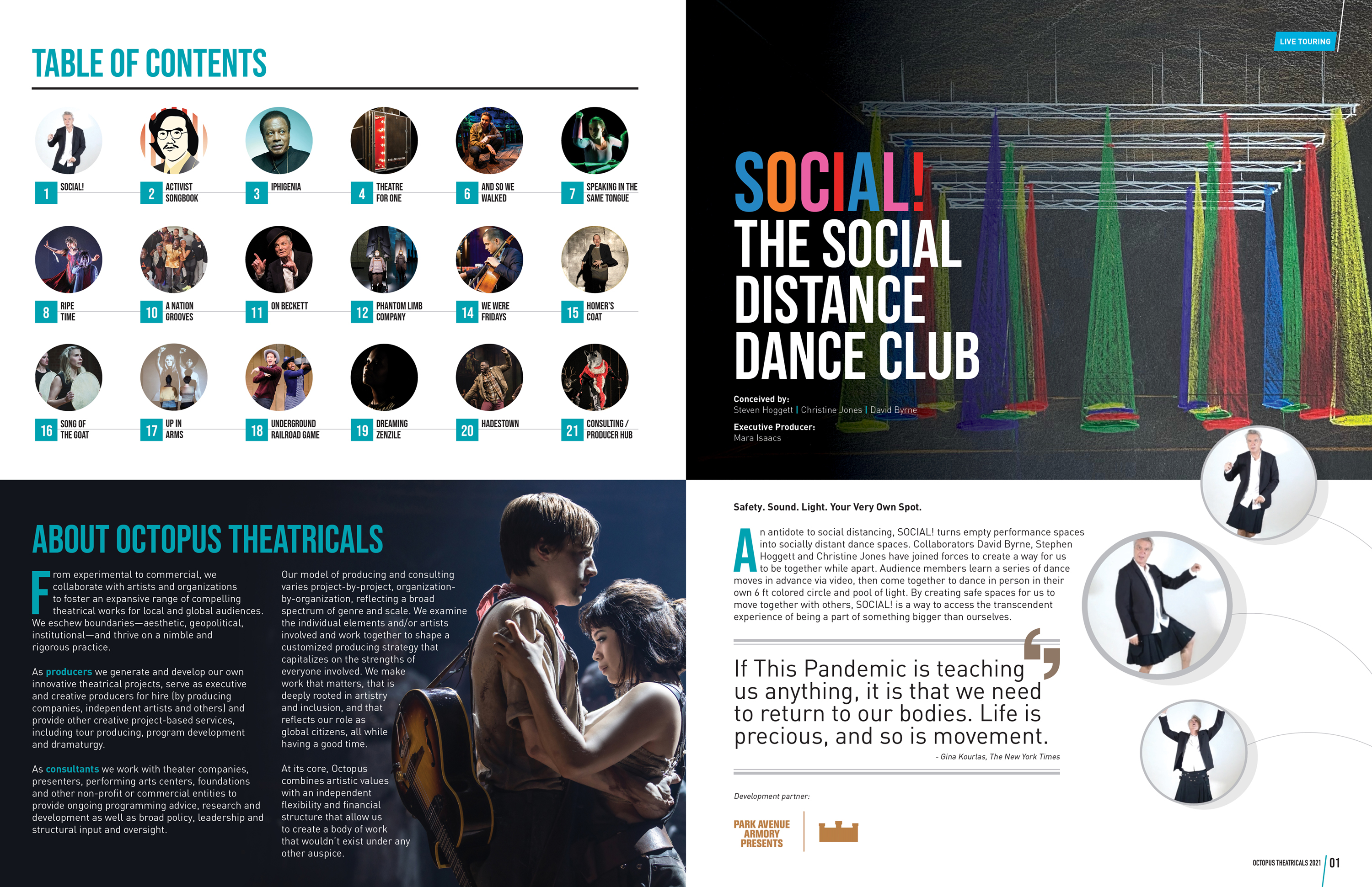 Brochure Design by DesignFive for Octopus Theatricals | Design #26031822