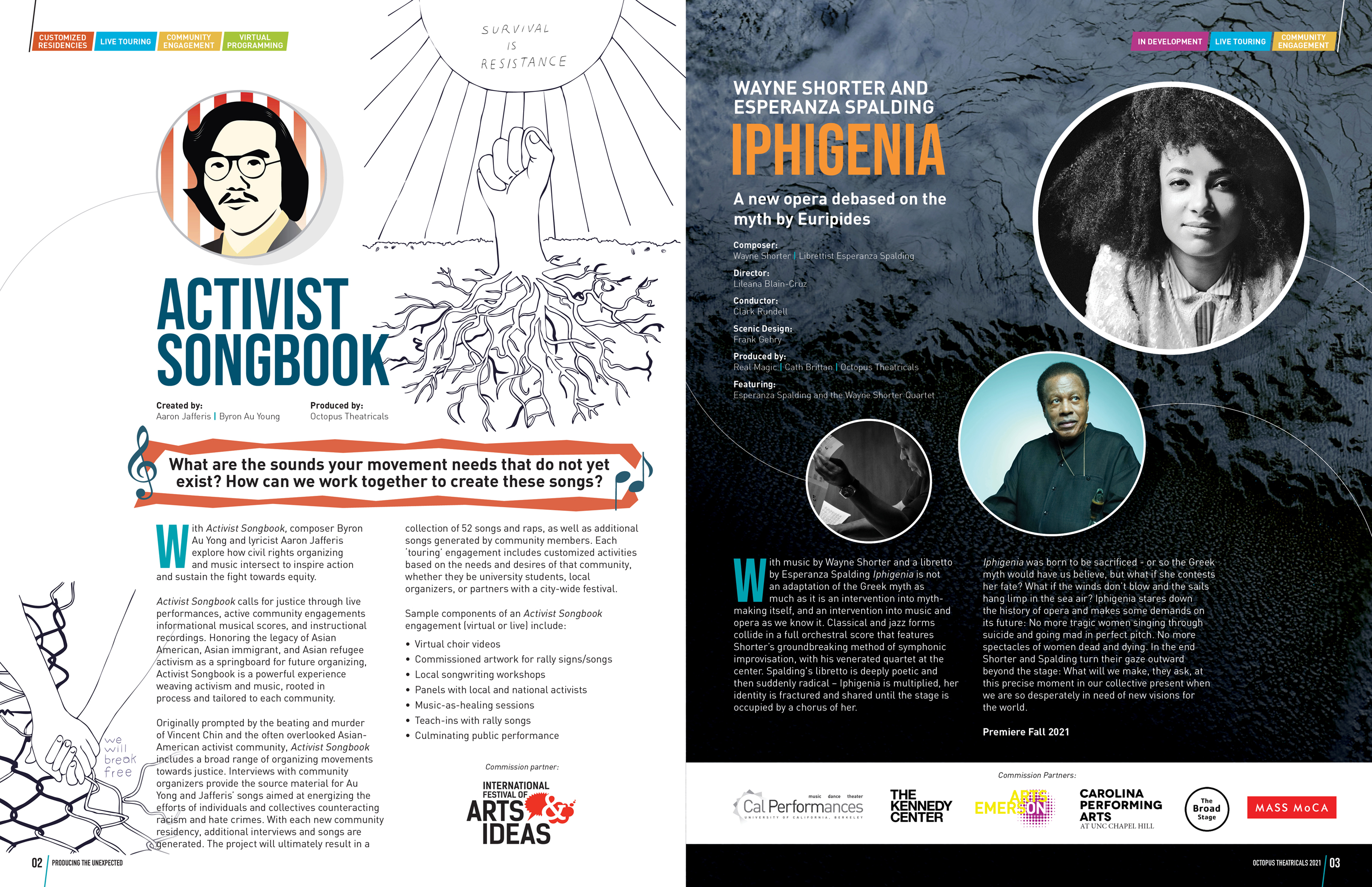 Brochure Design by DesignFive for Octopus Theatricals | Design #26031823