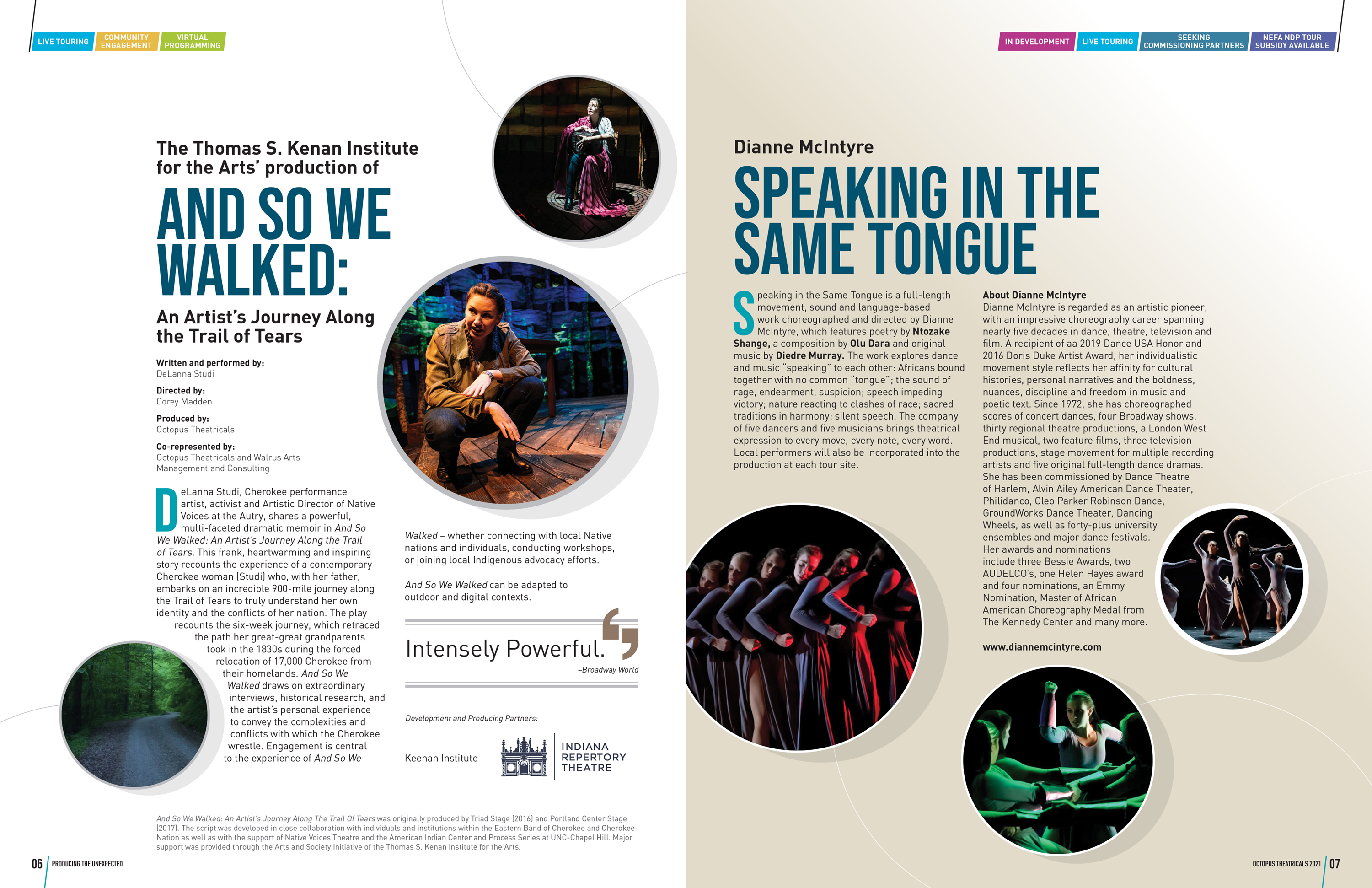 Brochure Design by DesignFive for Octopus Theatricals | Design #26031825