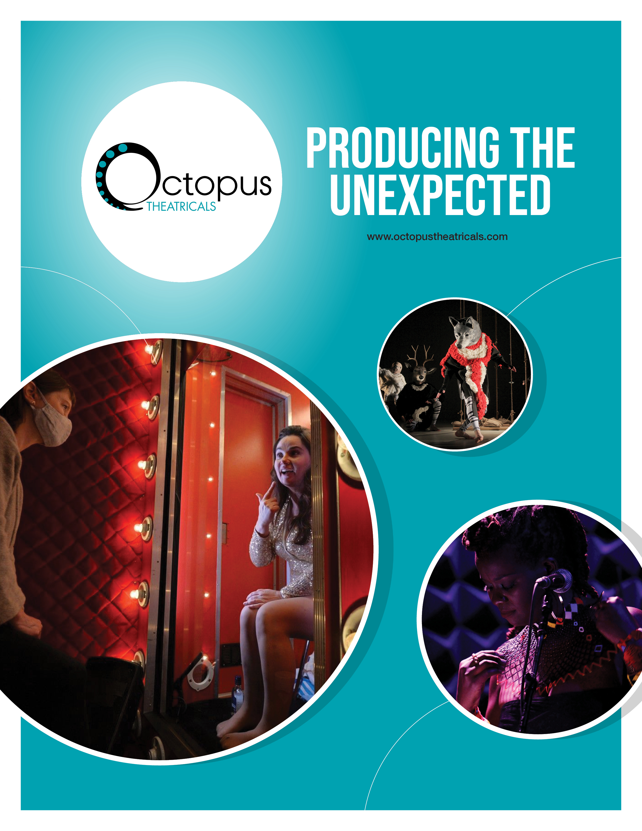 Brochure Design by DesignFive for Octopus Theatricals | Design #26039757