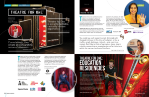Brochure Design by DesignFive for Octopus Theatricals | Design: #26073801