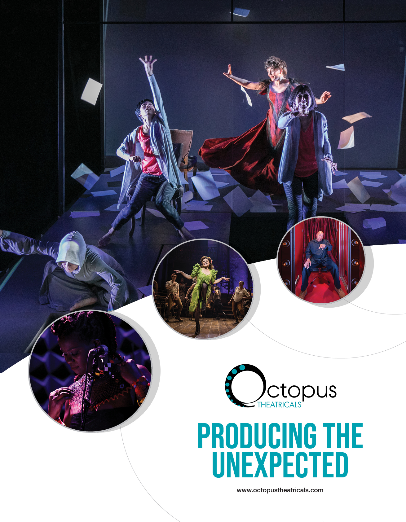 Broschüren-Design von DesignFive für Octopus Theatricals | Design #26073802