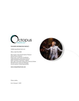 Brochure Design by DesignFive for Octopus Theatricals | Design: #26073823